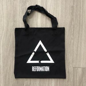 Reformation tote bag
